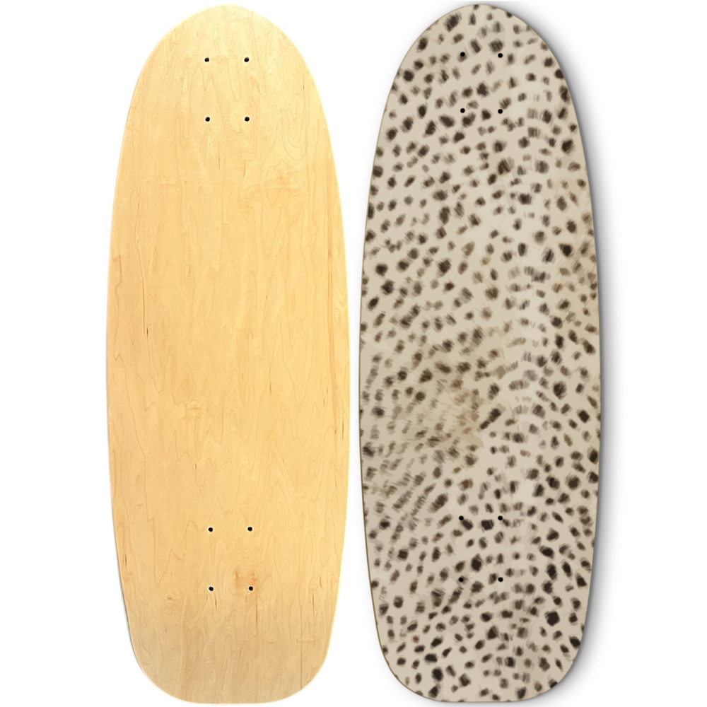 CHEETAH CRÉME + SKATEBOARD
