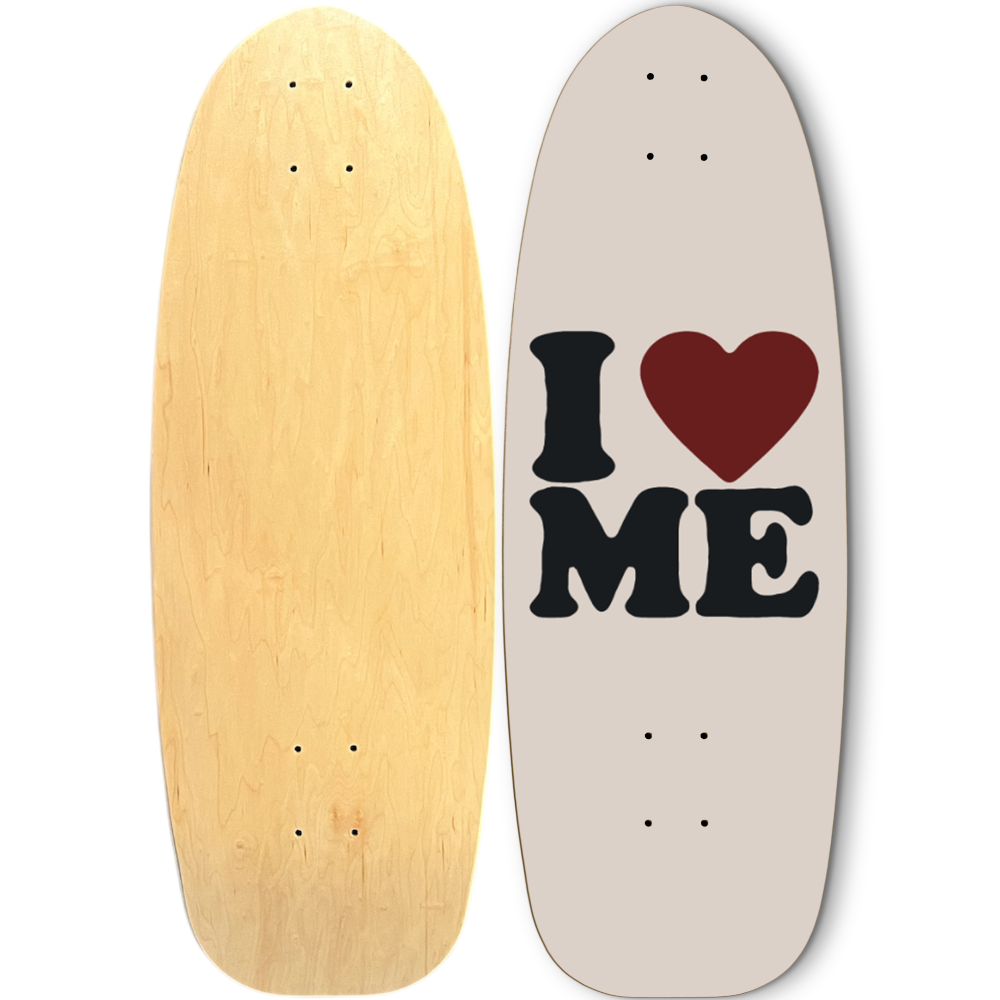 I LUV ME + SKATEBOARD