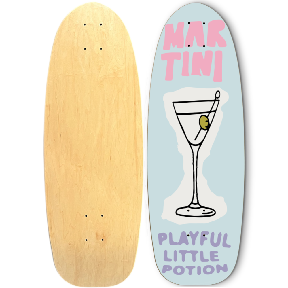 PLAYFUL LITTLE POTION + SKATEBOARD