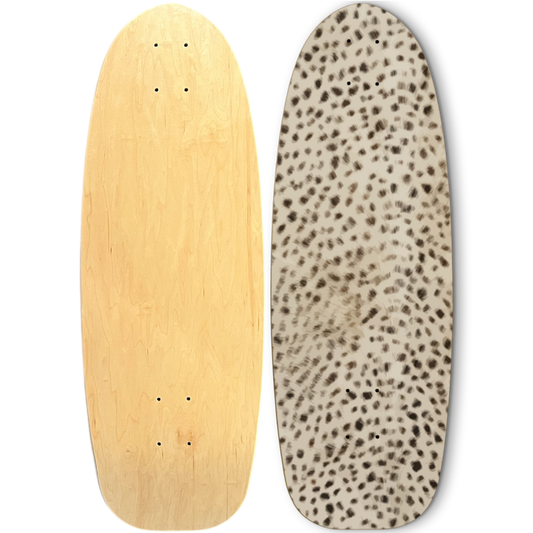 CHEETAH CRÉME + SKATEBOARD