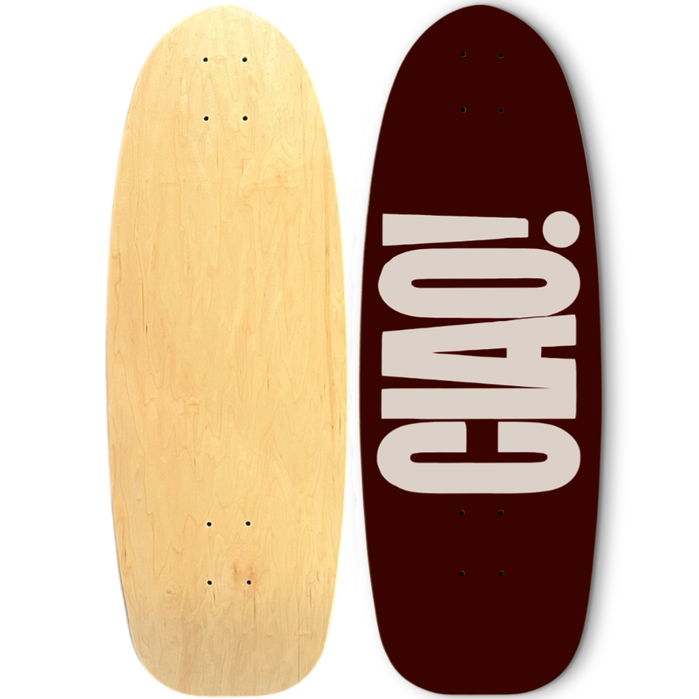 CIAO (red) + SKATEBOARD