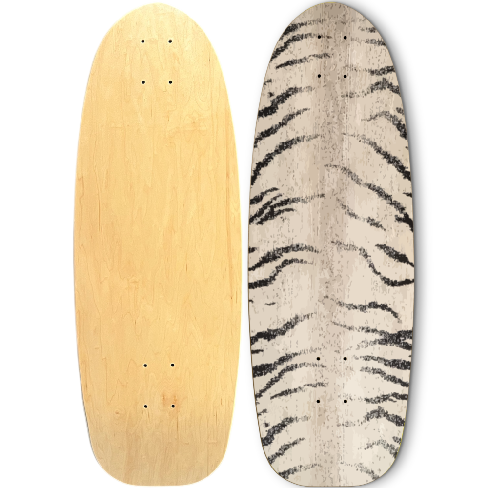 FADED STRIPES + SKATEBOARD